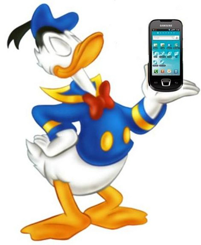 Article : Donald Duck avait un Samsung GALAXY