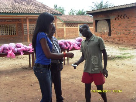 Article : Manuella Rosssi est partie en croisade contre l’injustice et l’inégalité sociale à Bangui