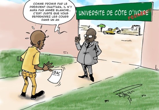 Article : Universités Ivoiriennes : 1600% de majoration pour les frais d’inscription !