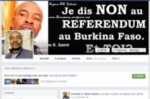Article : Burkina Faso : le non au référendum sur les réseaux sociaux