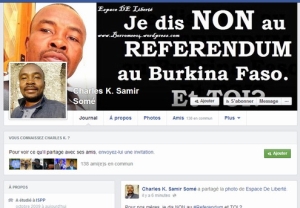 Article : Burkina Faso : le non au référendum sur les réseaux sociaux