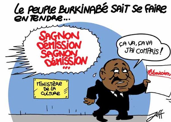 Article : Sagnon d&eacute;mission!