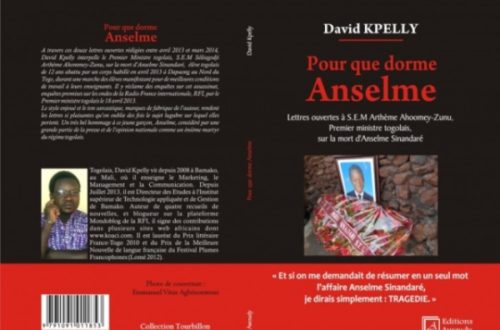 Article : Pour Anselme Sinandaré, David Kpelly crie