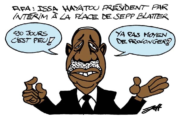 Article : Issa Hayatou patron de la Fifa pour 90jours