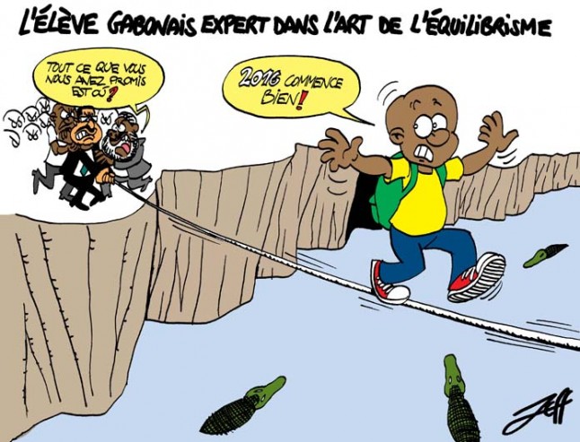 Article : L&rsquo;&eacute;l&egrave;ve gabonais, cet &eacute;quilibriste