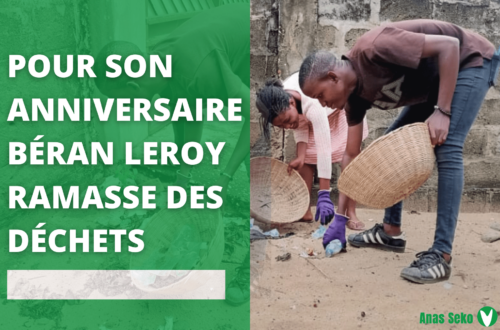 Article : Pour son anniversaire, Béran Leroy ramasse des déchets