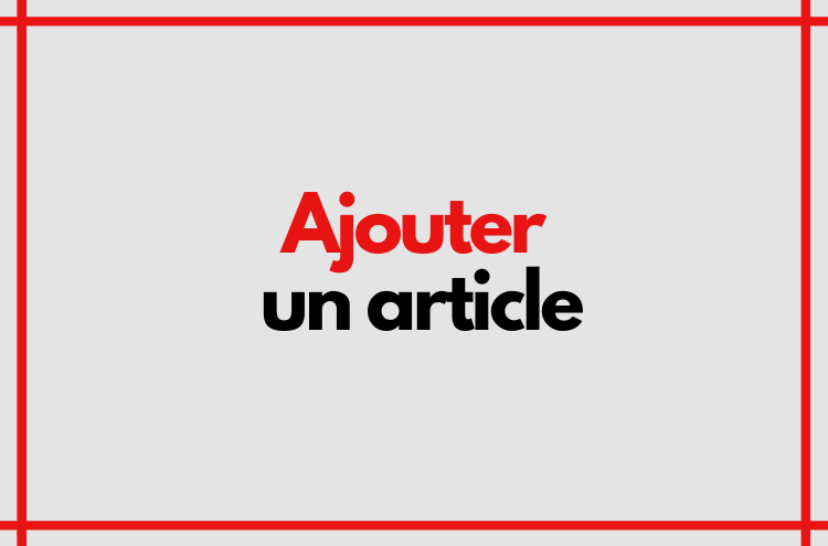 Article : Ajouter un article