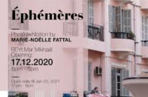 Article : Spirale : Ephémères, de Marie-Noëlle Fattal